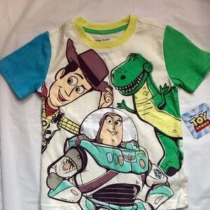 Disney Toy Story Kids Tee - Blue, Green, Yellow